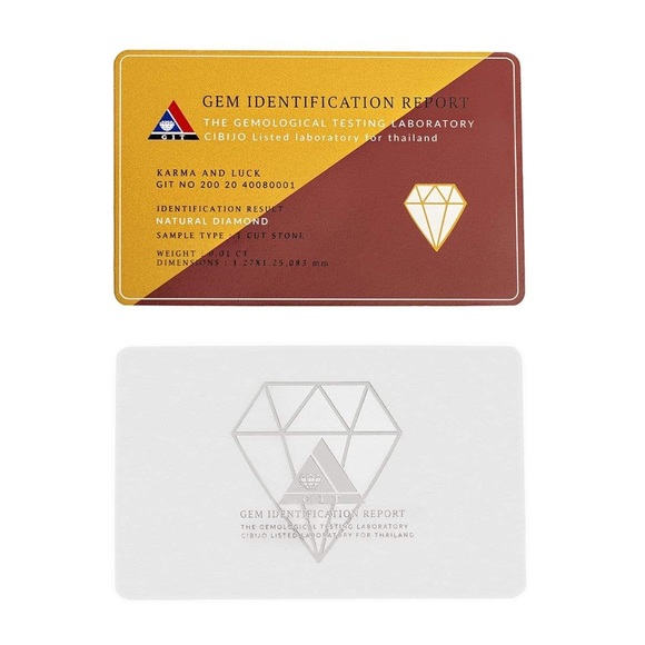 Karma Luck Boundless Love Diamond & Blue Topaz Ring - Picture 7 of 7